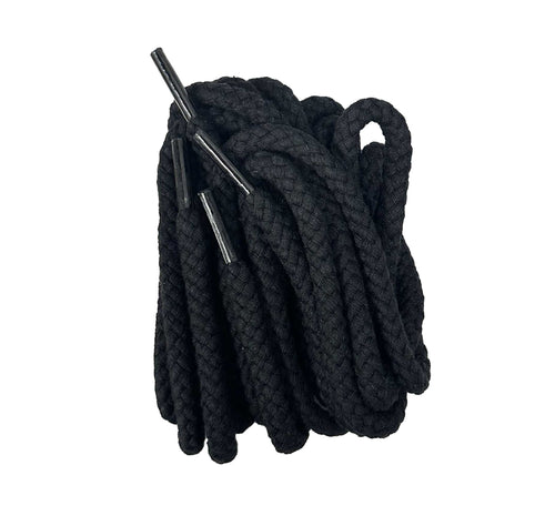Rope Shoe Laces - Black Sneaker Laces