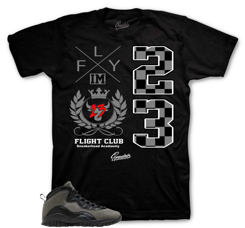 Retro 10 Shadow Flight Crest Shirt