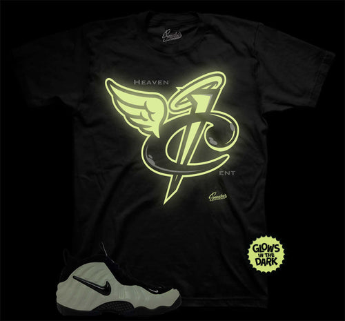 Heaven Cent Graphic T-Shirt | Foamposite Glow In Dark Summit White