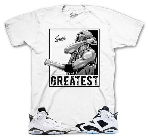 Retro 6 White Black Greatness Shirt