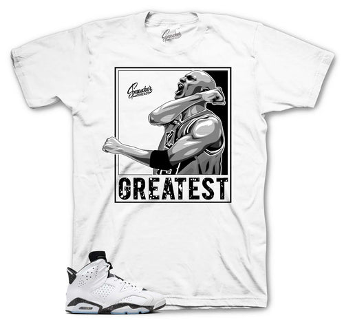 Retro 6 White Black Greatness Shirt