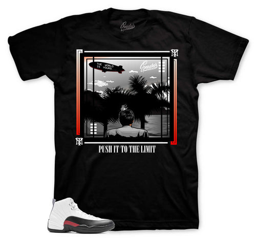 Retro 12 Taxi Flip The World Shirt