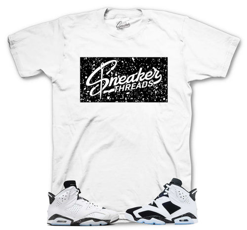 Retro 6 White Black ST Box Shirt