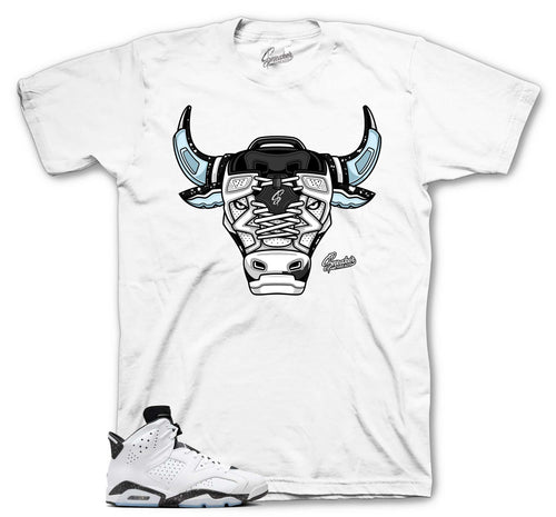 Retro 6 White Black War Bully Shirt