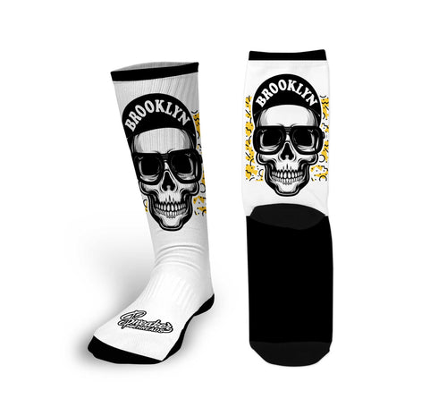 Retro 4 Tour Yellow Fresh Socks