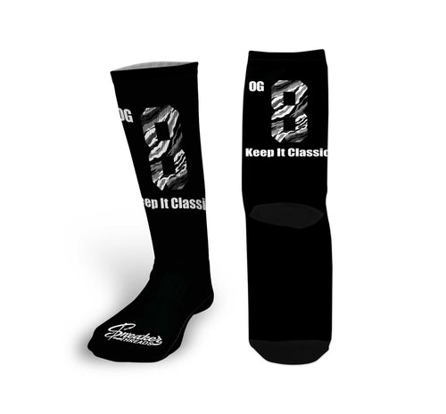 Retro 8 Chrome Keep It Classic Socks