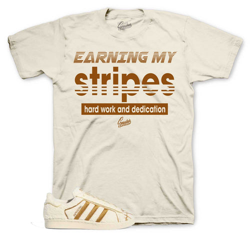 Superstar "Conchas" Vanilla Earning Stripes Shirt