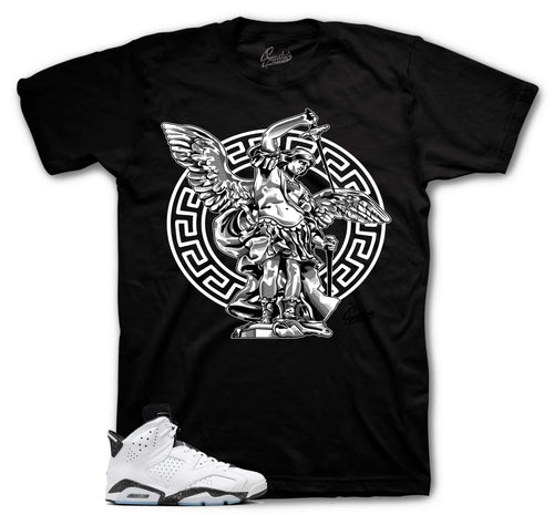 Retro 6 White Black St. Micheal Shirt