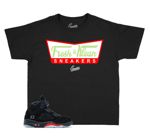 Kids Fresh Klean Graphic T-Shirt | Jordan 5 Halloween