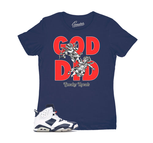 Womens - Olympic 6 God Did Shirt