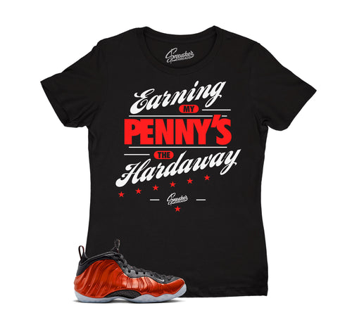 Womens -  Metallic Red Foam Earning Penny's Shirt