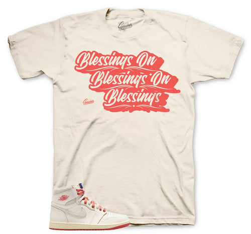 Retro 1 Cinnabar Rare Air Blessings Shirt