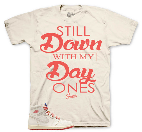 Retro 1 Cinnabar Rare Air Day Ones Shirt
