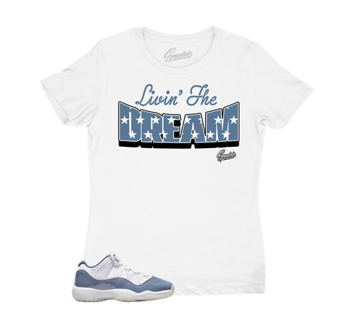 Womens - Diffused Blue 11 Living The Dream Shirt