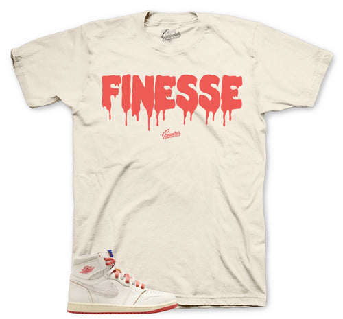 Retro 1 Cinnabar Rare Air Finesse Shirt