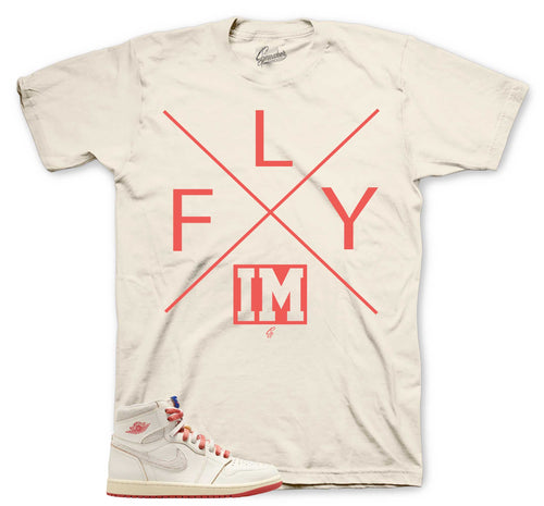 Retro 1 Cinnabar Rare Air I'm Fly Shirt