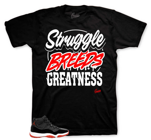 Retro 11 Bred Struggle Breeds Shirt