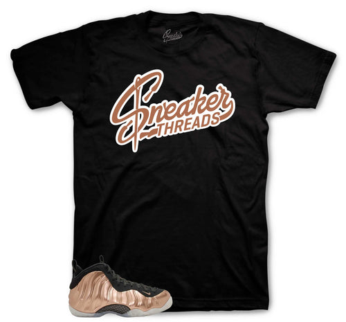 Foamposite Copper Sneaker Threads Shirt