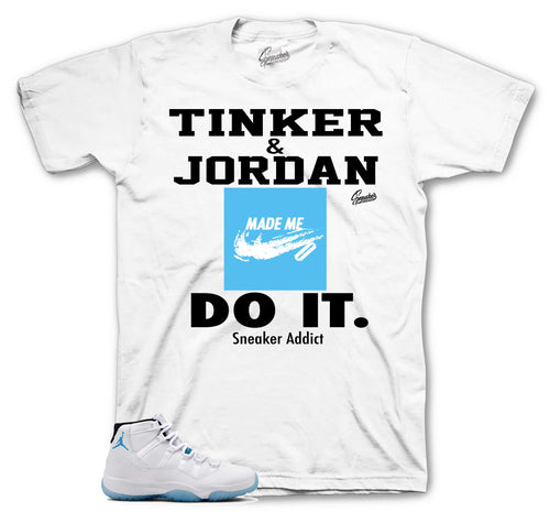 Retro 11 Legend Blue Sneaker Addict Shirt