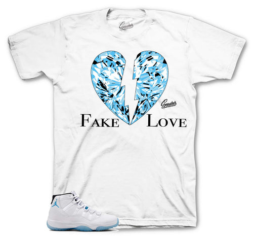 Retro 11 Legend Blue Love Shirt