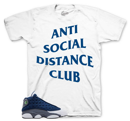 Retro 13 Flint Social Distance Shirt