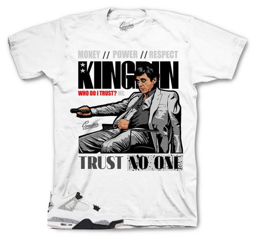Retro 4 White Cement Trust issues Shirt