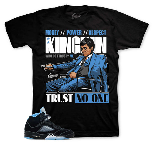 Retro 5 Black Carolina Trust issues Shirt