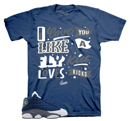 Retro 13 Flint Love Kicks Shirt