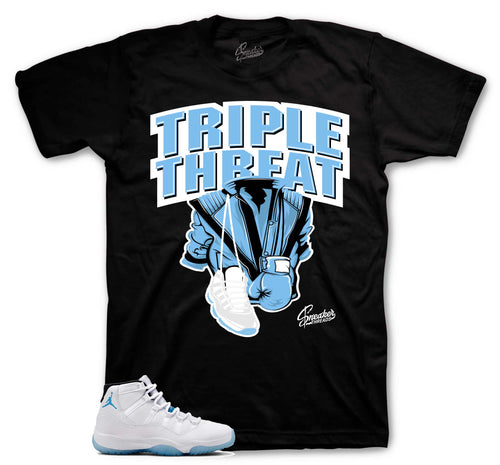 Retro 11 Legend Blue Triple Threat Shirt