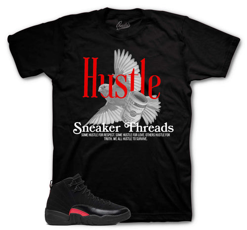Retro 12 Bloodline Hustle Bird Shirt