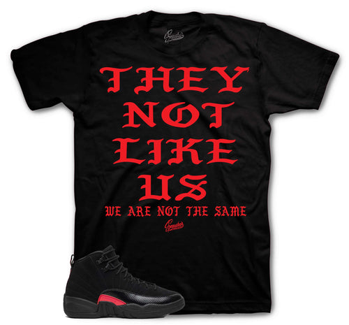Retro 12 Bloodline Not Like us Shirt