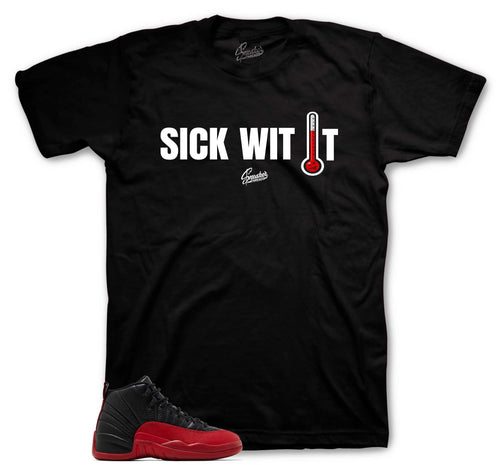 Retro 12 Flu Game Crest Shirt