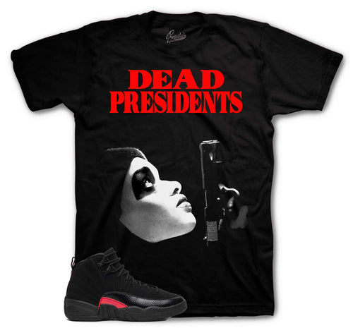 Retro 12 Bloodline Dead Pres Shirt