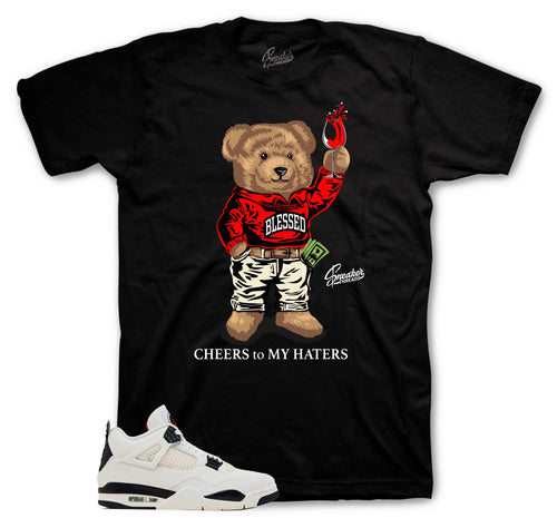 Retro 4 Flight Club Cheers Bear Shirt