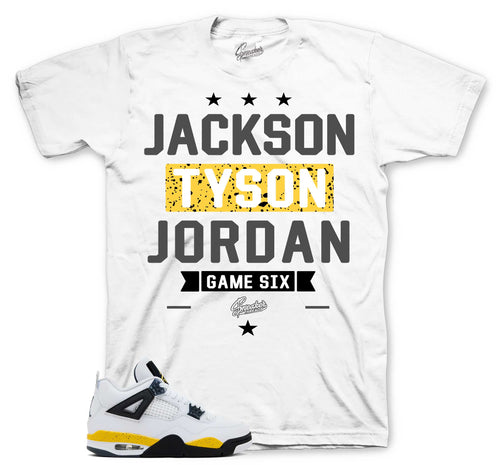 Retro 4 Tour Yellow Accolade Shirt