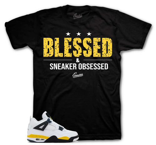 Retro 4 Tour Yellow Blessed Shirt