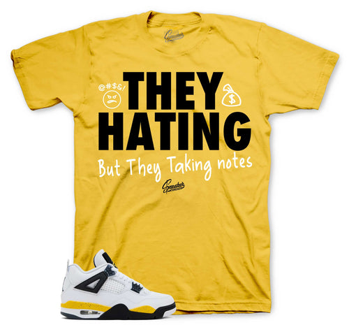 Retro 4 Tour Yellow They Hating Shirt