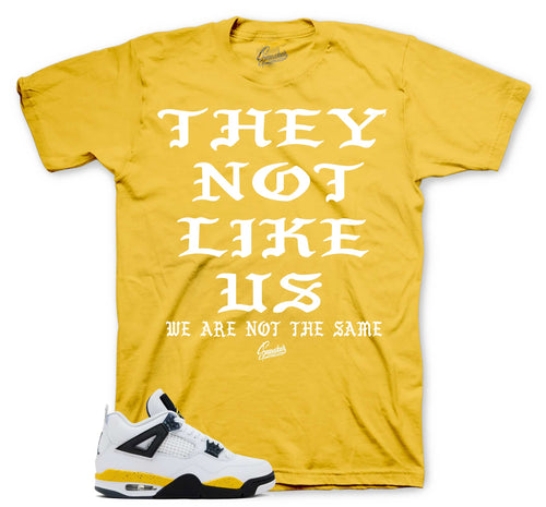 Retro 4 Tour Yellow Not Like Us Shirt