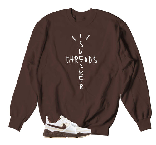 Field Jaxx Light Chocolate Scribble Sweater