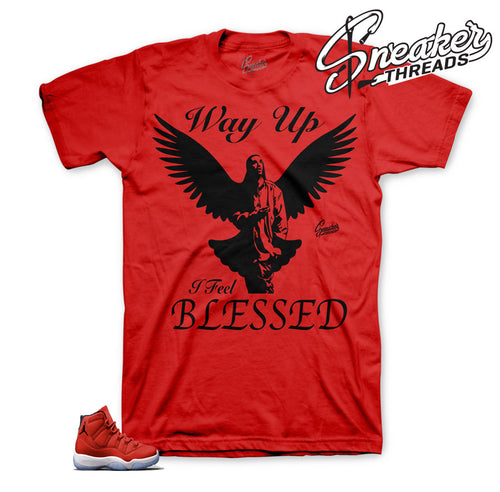 Jordan 11 win like 96 tees | blessings on blessings match retro 11.