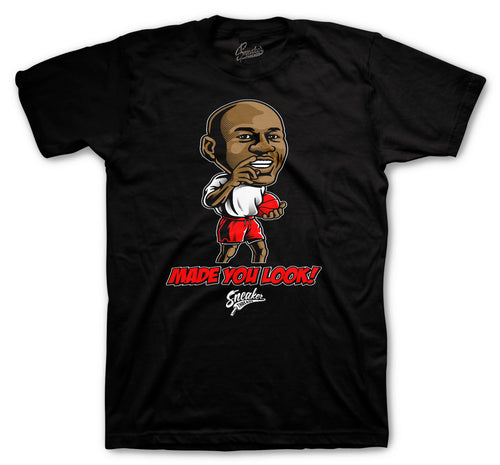 T shirt collection to match with mens Jordan 4 fire red sneaker collection 