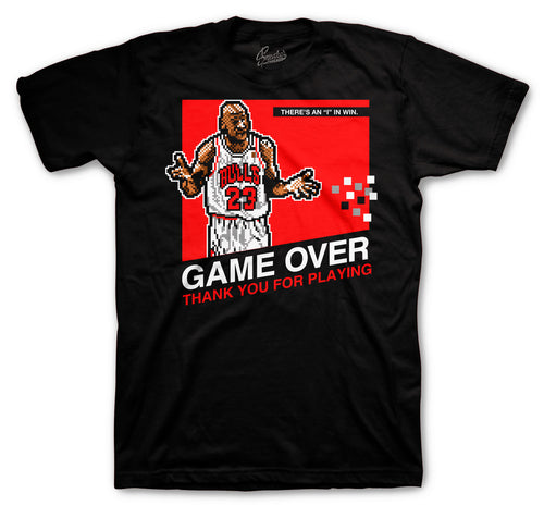 Retro 1 Bred Game Over Shirt