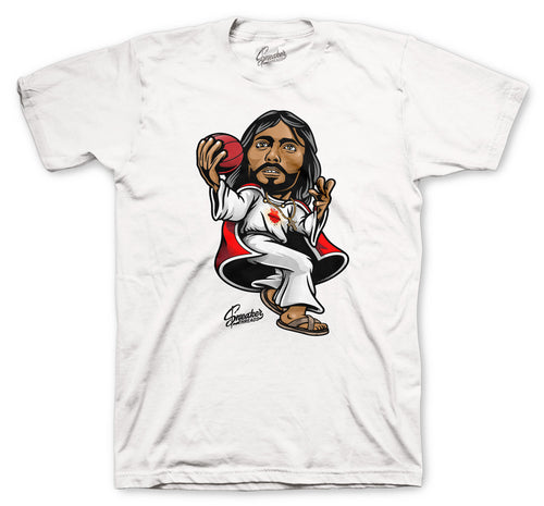 tee collection to match the Jordan 4 fire red sneaker collection 