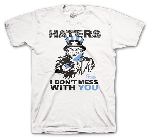 white t shirt collection matching the Jordan 3 unc sneakers perfect