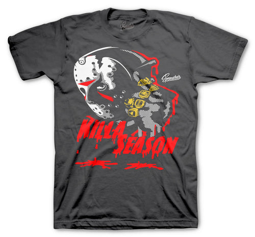 Jordan 12 dark grey shoe collection matching shirts for men 