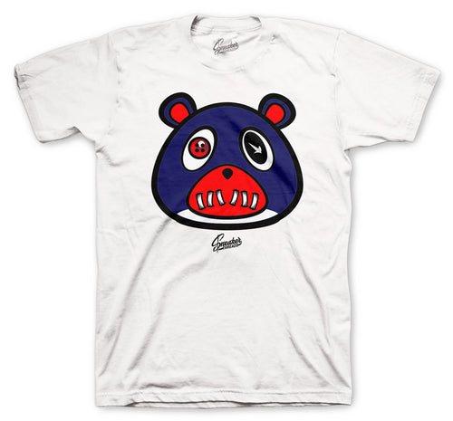 Foamposite Blue Void ST Bear Shirt