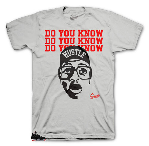 Online clothing line to match Jordan 4 Bred