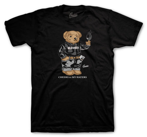Retro 4 Black Cat Cheers Bear Shirt