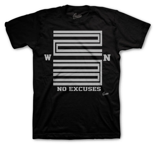 Tees designed to match the Jordan 11 womens metallic silver sneakers