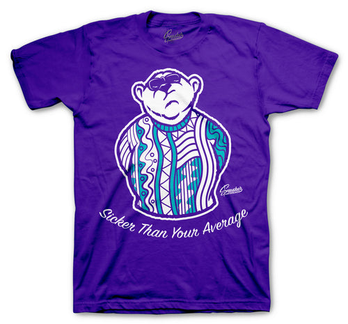 T shirt collection matches the Jordan 5 purple grape sneakers